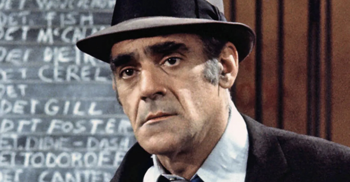 Abe Vigoda wearing a hat