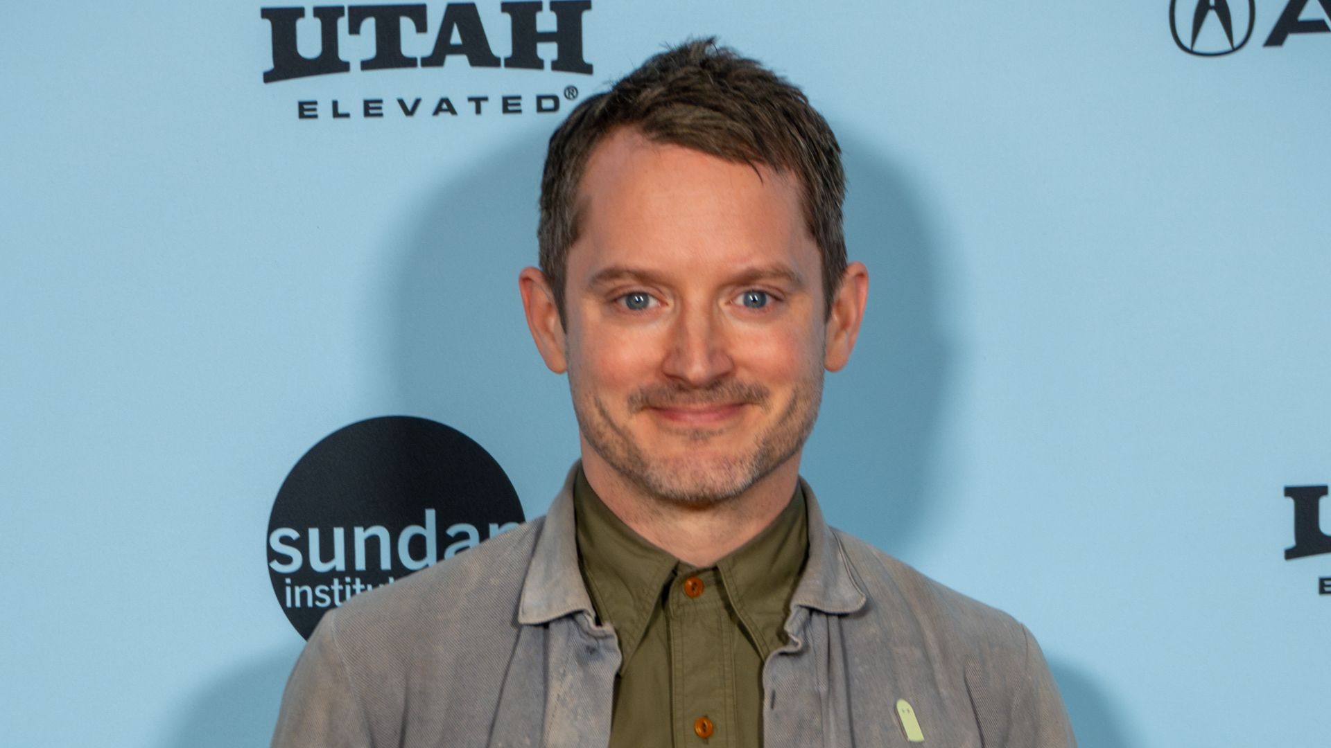 Elijah Wood at the 2025 Sundance Film Festival Visitations Podcast Recording