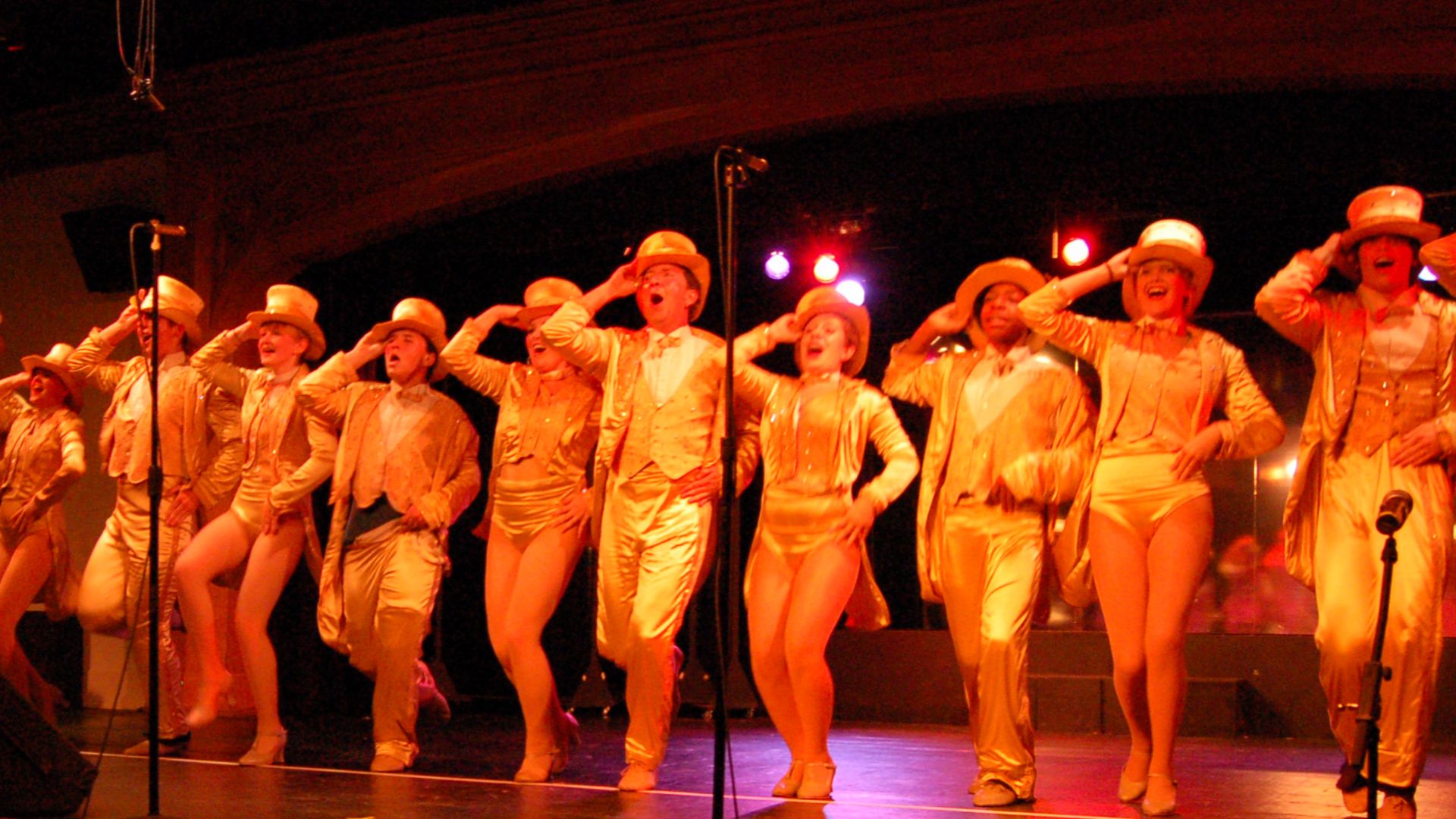 A Chorus Line used conventional lighting Lekos Pars Fresnels Performed in the Lupton Theatre Lighting Design By Andrew Carson.