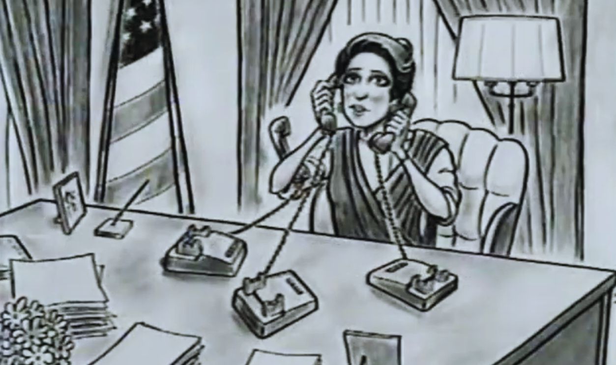  Screenshot from Hail to the Chief (1985)