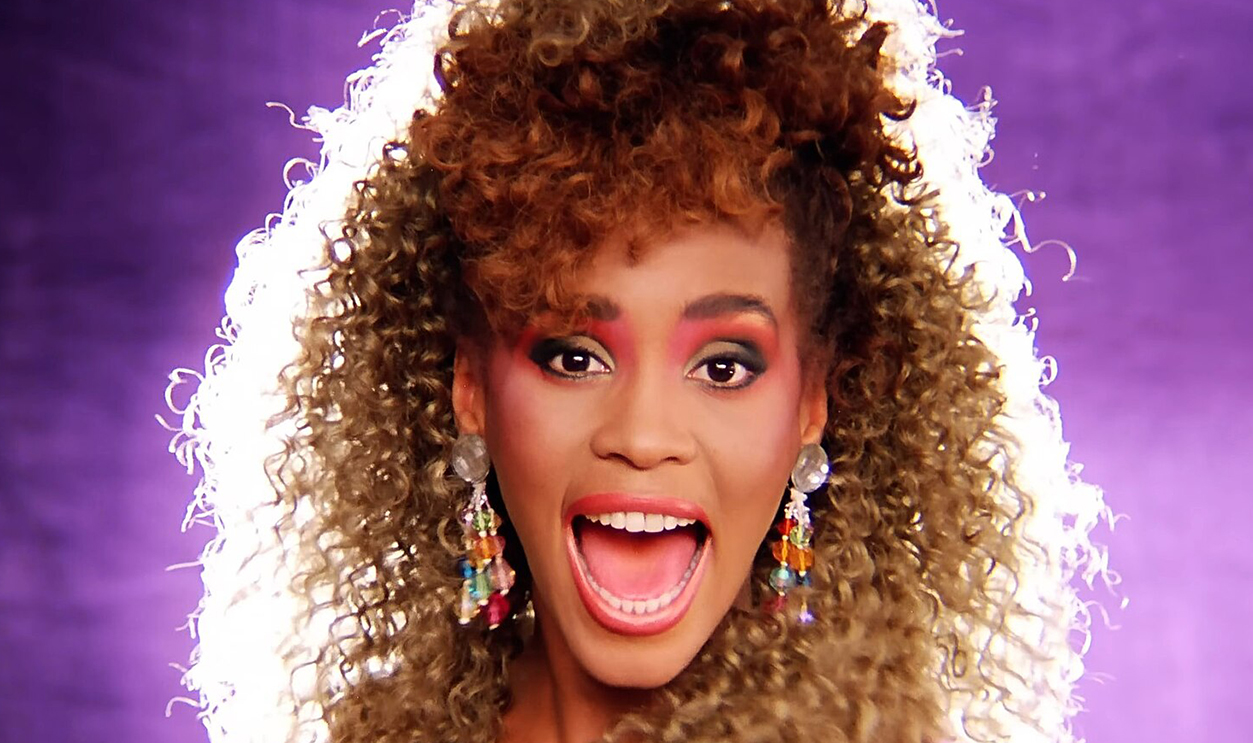 Screenshot from I Wanna Dance with Somebody, Arista Records (1987)