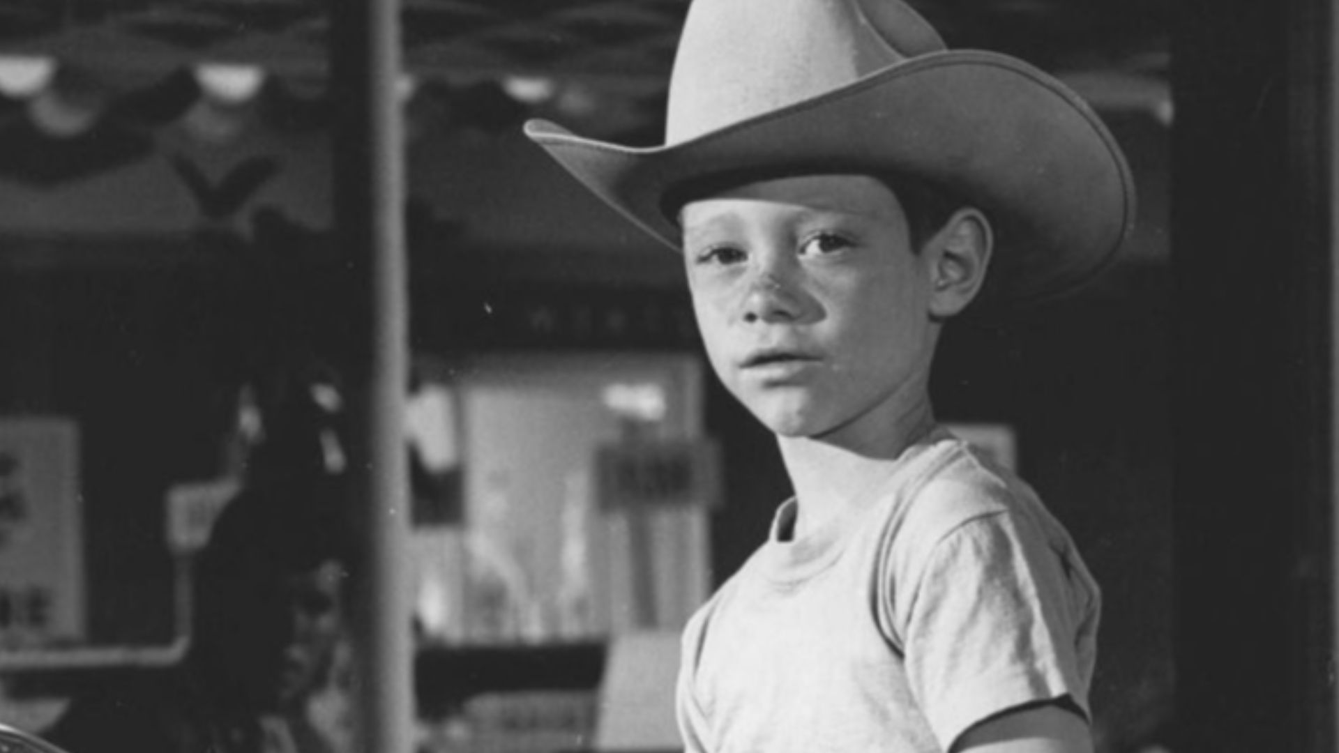 Publicity photo of American child actor, Billy Mumy promoting his guest-starring role on the episode of the NBC television series Alfred Hitchcock Presents entitled