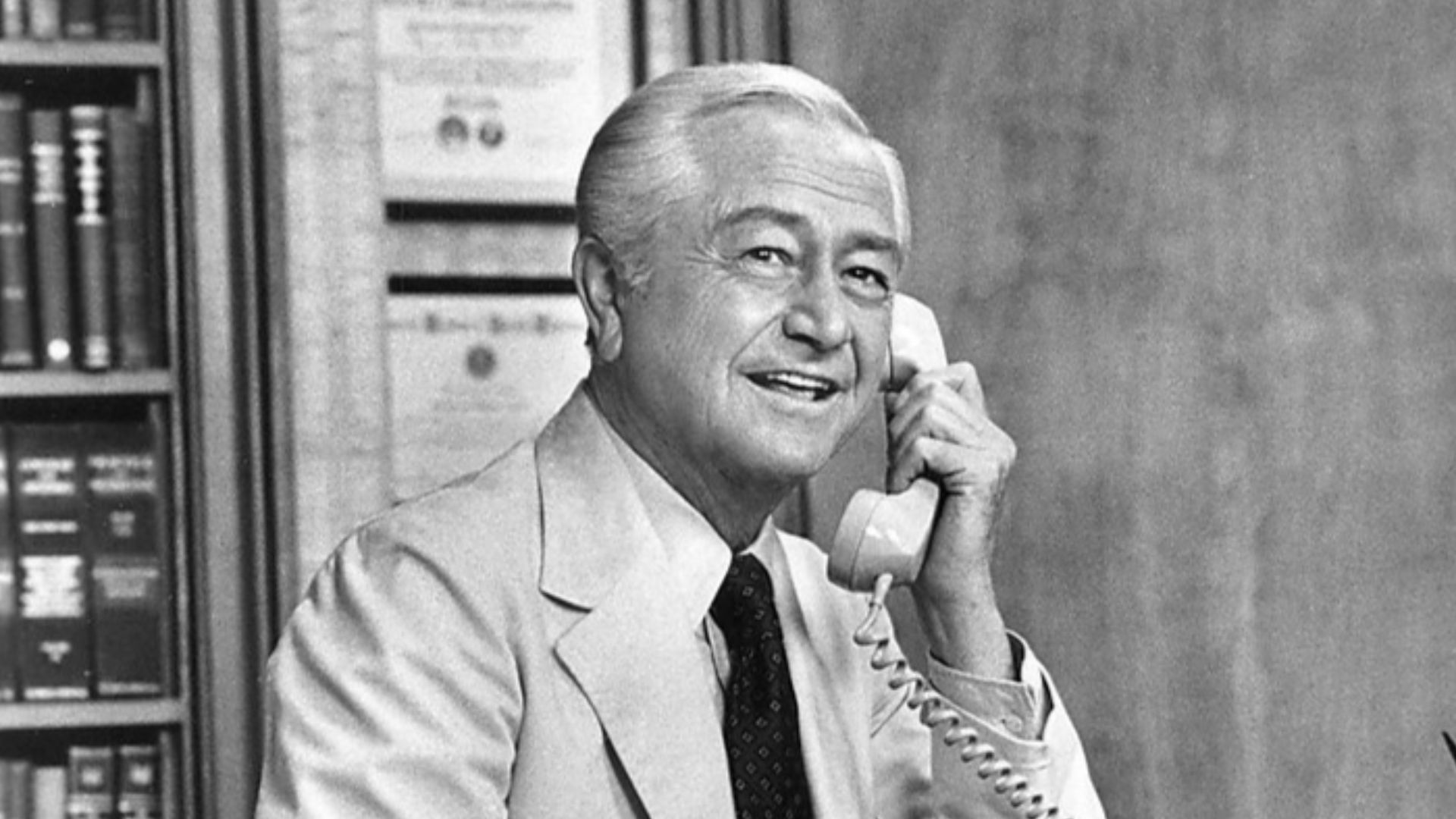 Photo of Robert Young as Marcus Welby from the television program Marcus Welby, M.D..