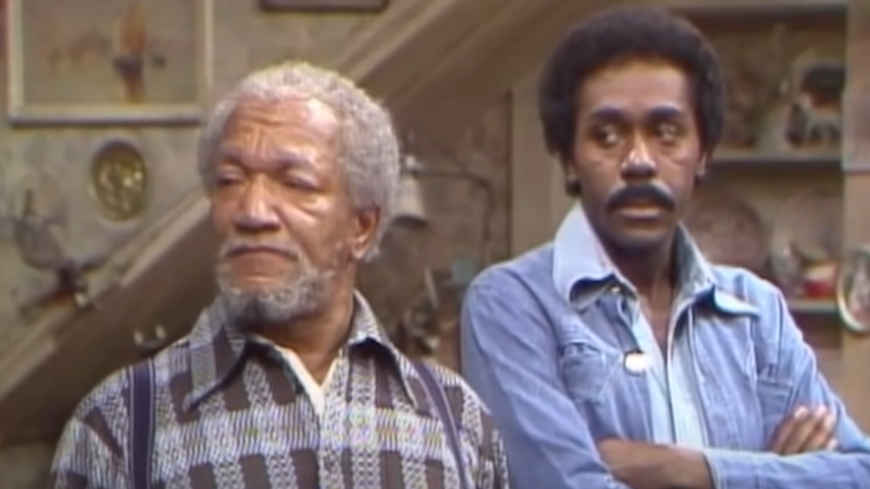 A screenshot of the TV show Sanford and Son