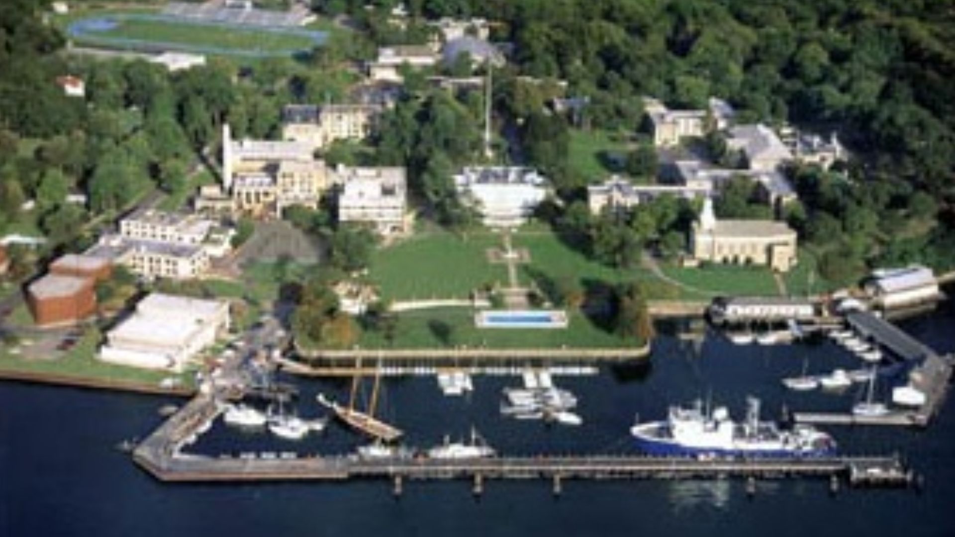 U.S. Merchant Marine Academy, aerial view