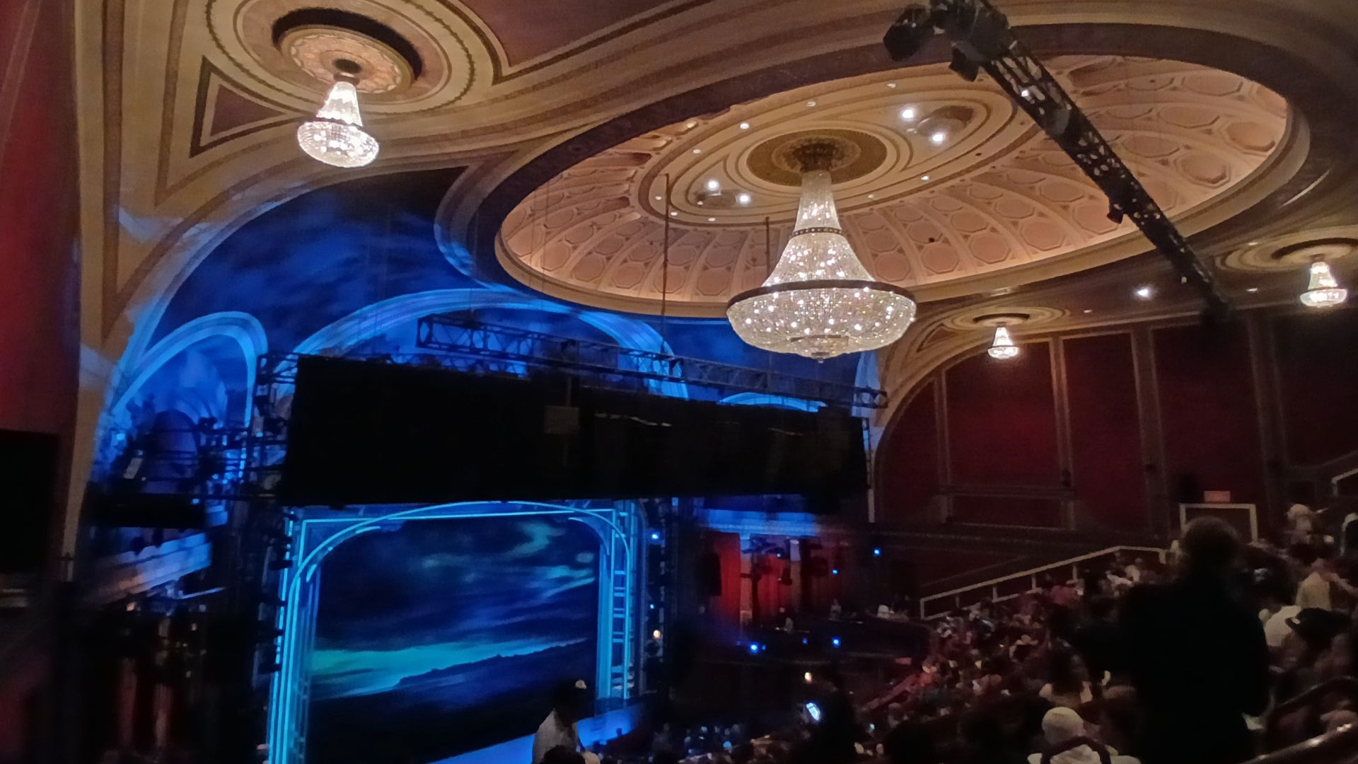 Interior of the Broadway Theatre at 53rd Street in Manhattan, New York, seen in May 2025.