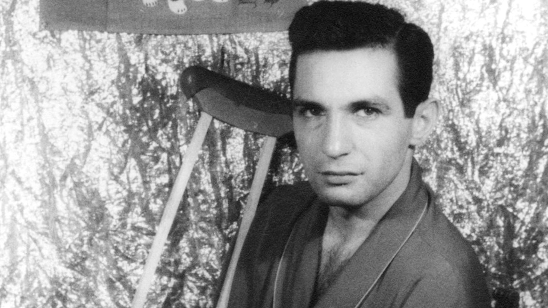 Portrait photograph of Ben Gazzara as Brick in the original Broadway production of Cat on a Hot Tin Roof