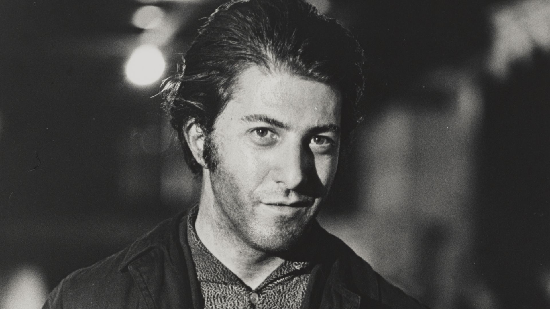 Title: Dustin Hoffman on the set of