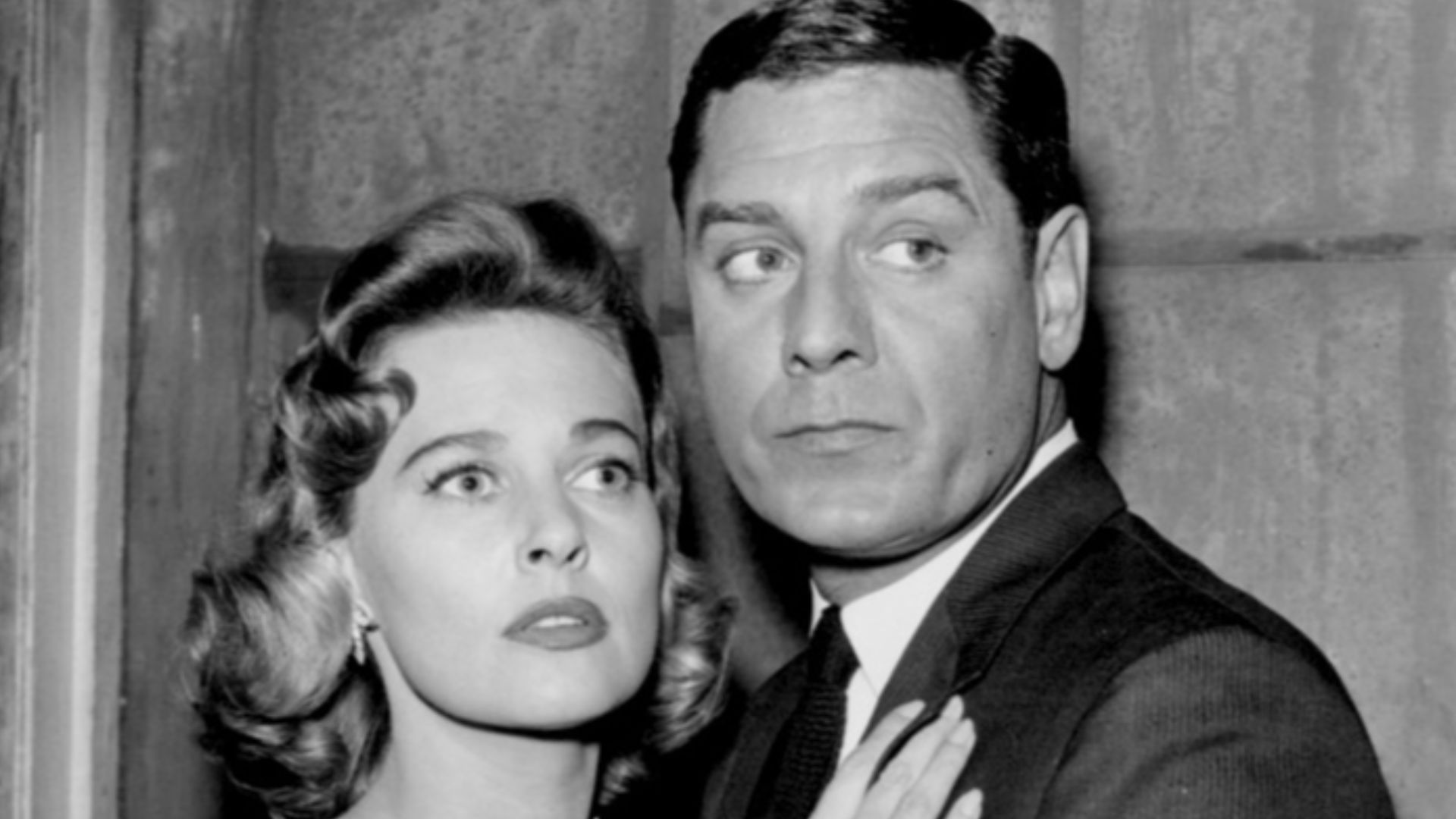 Craig Stevens and Lola Albright from the television drama series Peter Gunn.