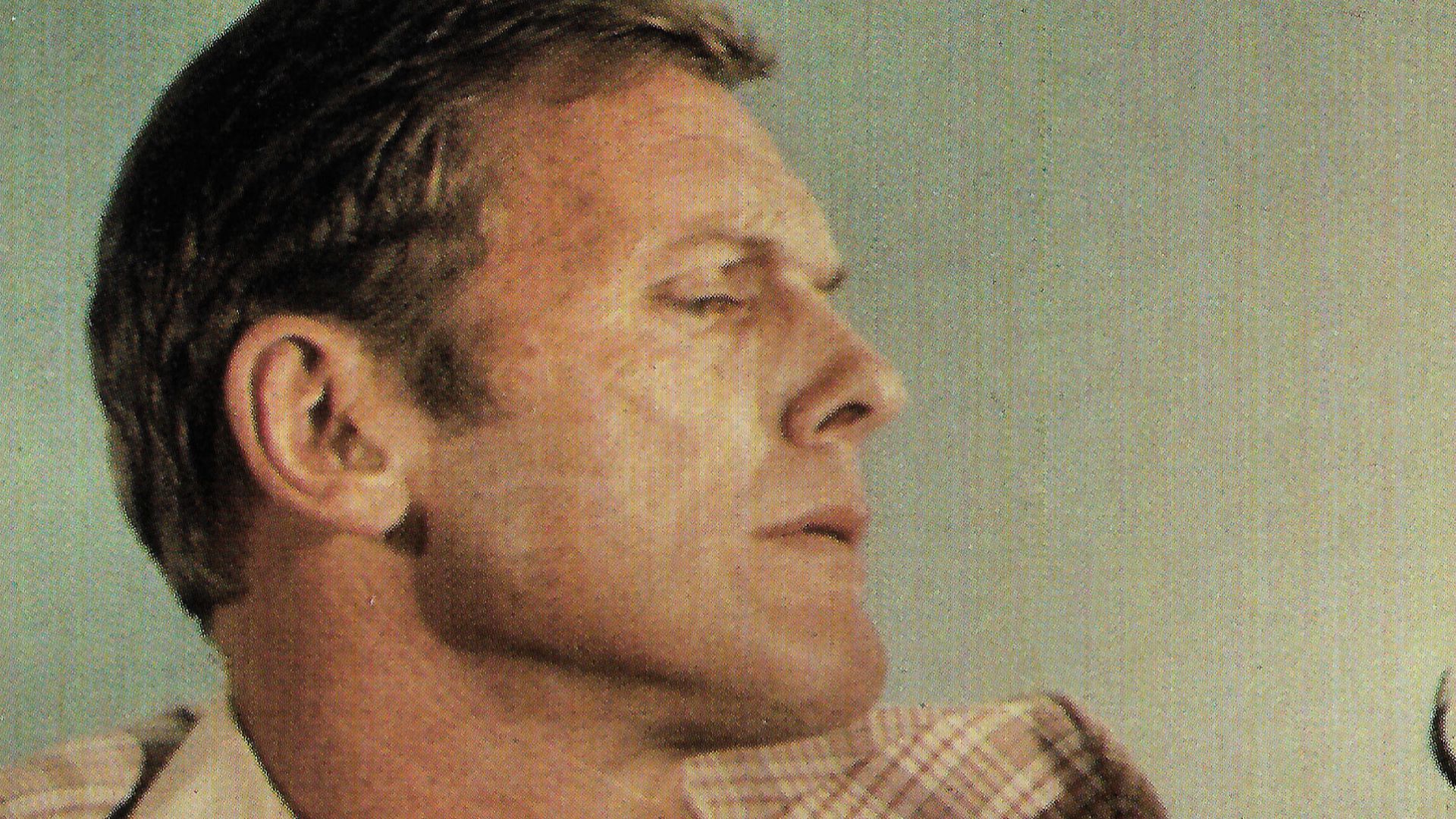 American postcard by American Postcard Company, no. 3896, 1998. Photo: New Line Cinema. Publicity still for Polyester (John Waters, 1981). Caption: Tab Hunter as