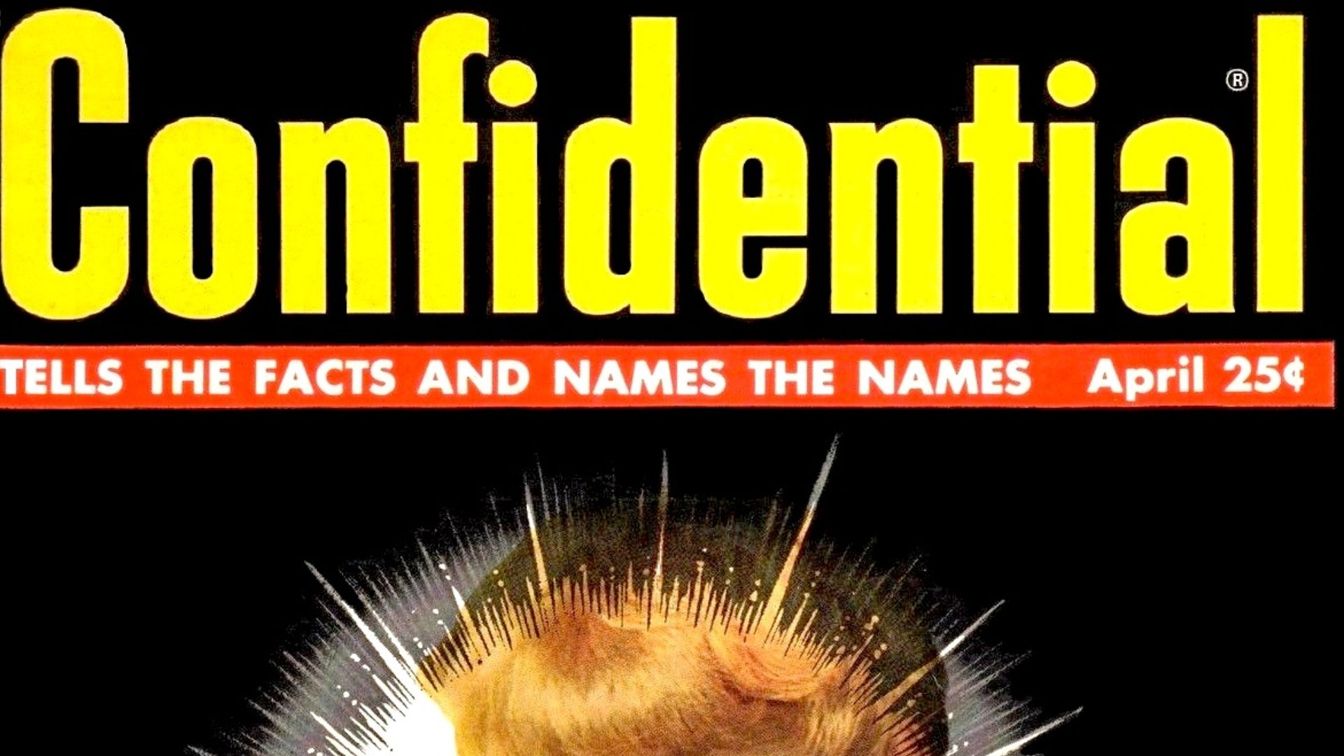 Confidential magazine cover for April 1958