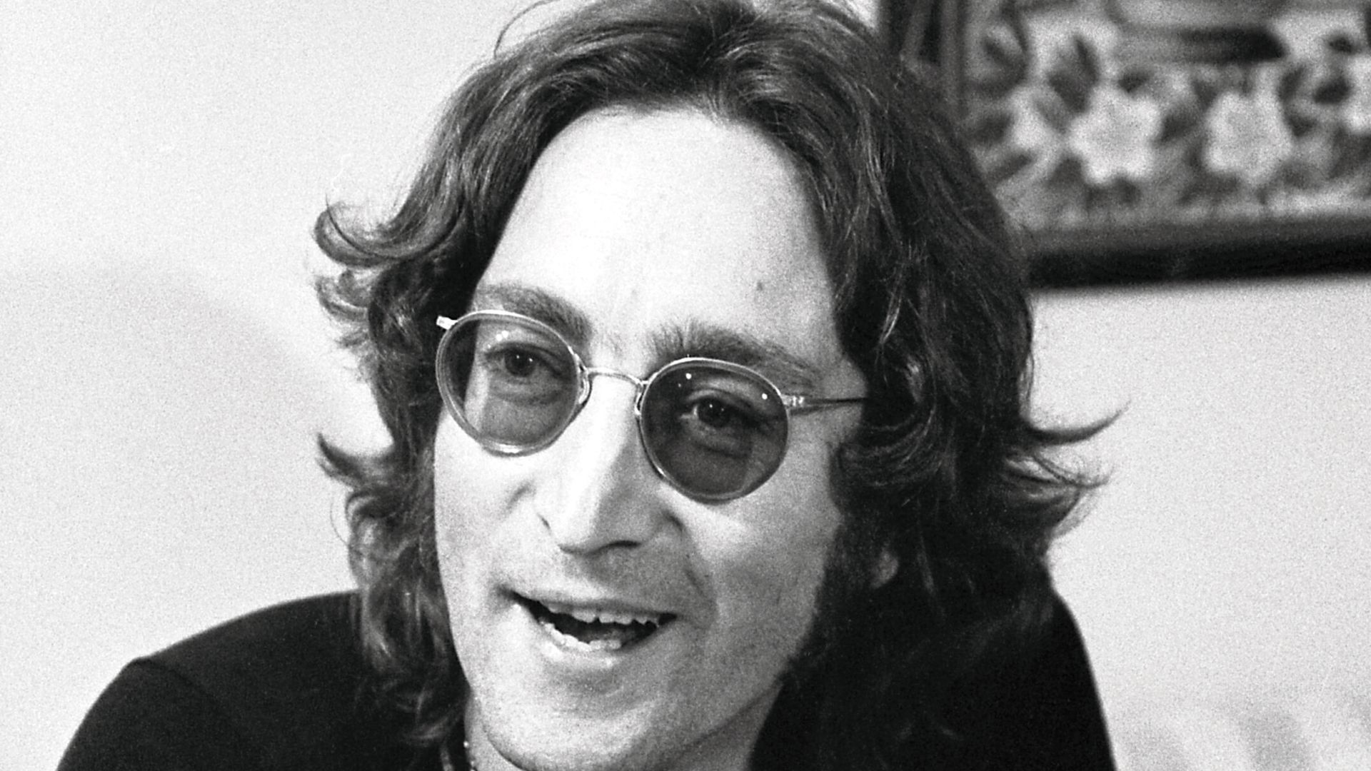 John Lennon being interviewed in Los Angeles