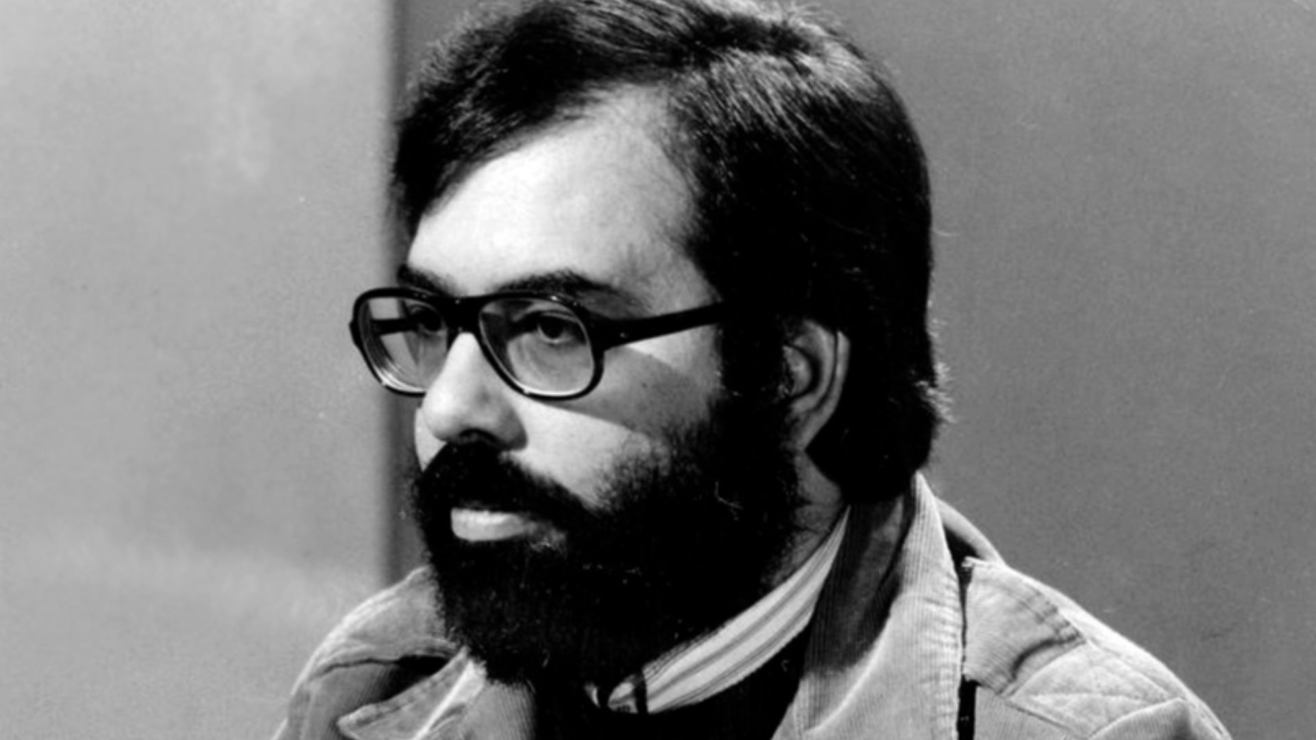 Photo of Francis Ford Coppola to promote a TV program,