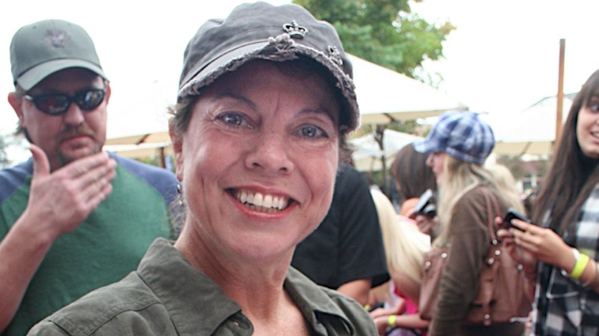 American actress Erin Moran, best known for her turn on the legendary TV series, Happy Days signs autographs on the red carpet at the 62nd Annual Mother Goose Parade in San Diego County. Photograph by Mother Goose Parade / Popular Press Media Group (PPMG)