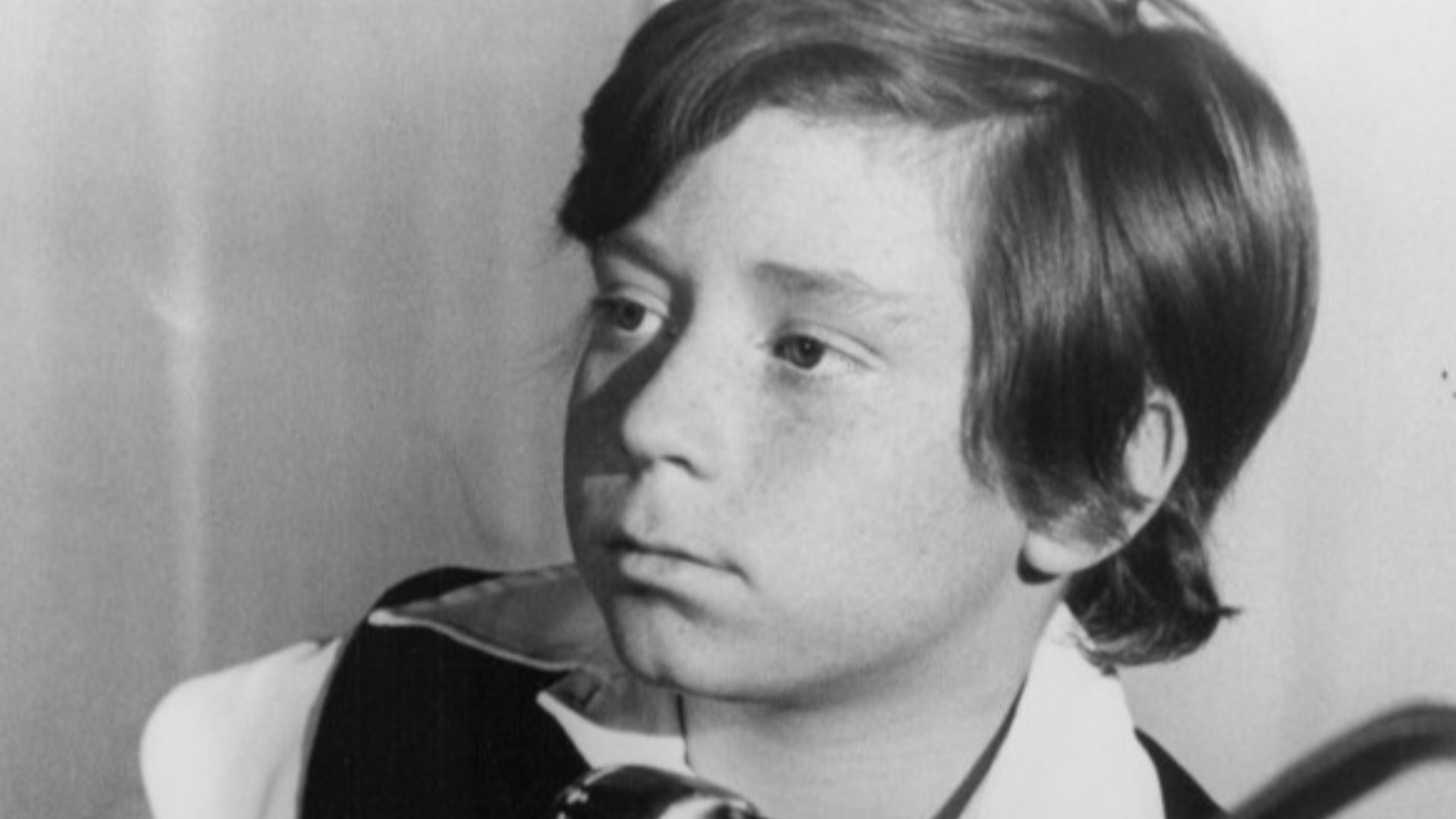 Publicity photo of American child actor, Danny Bonaduce promoting his role on the ABC comedy series The Partridge Family.