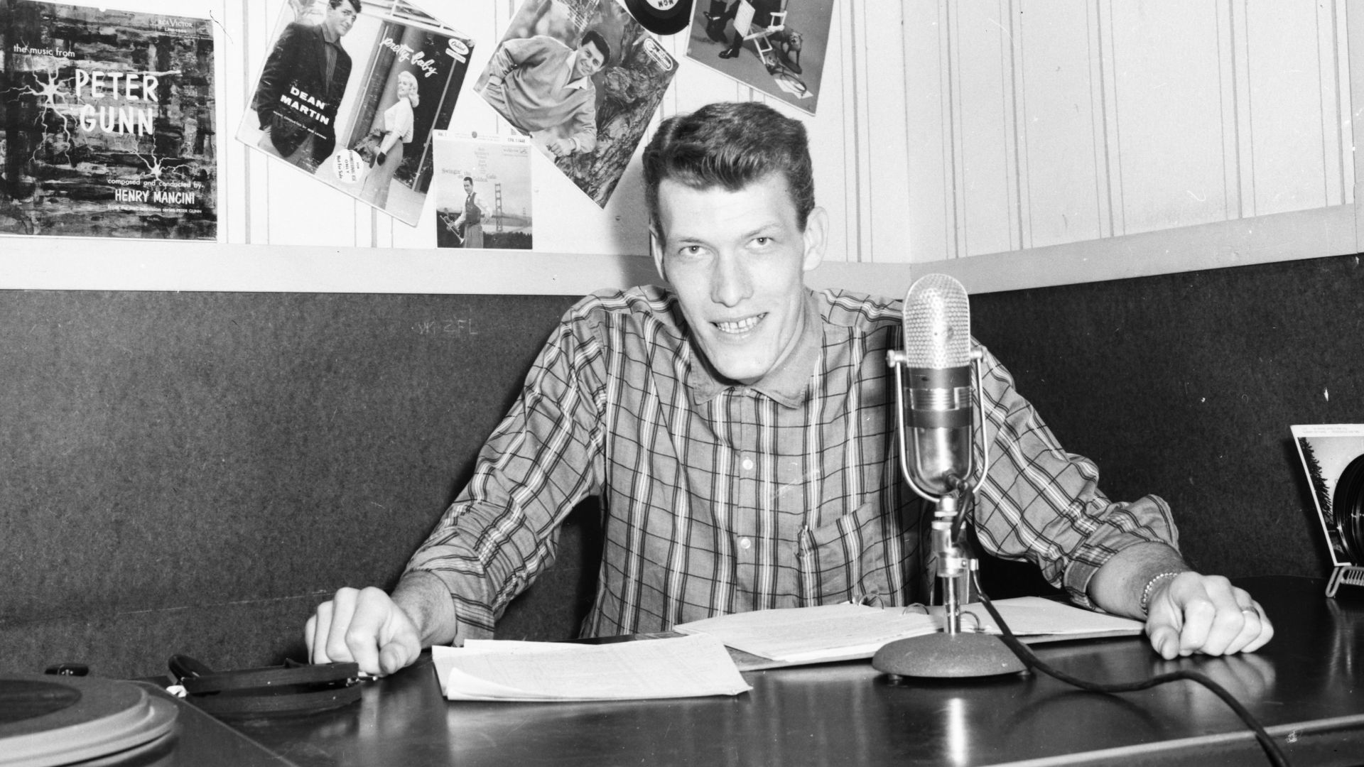 Ted Cassidy on air at WCOA Pensacola January 1959