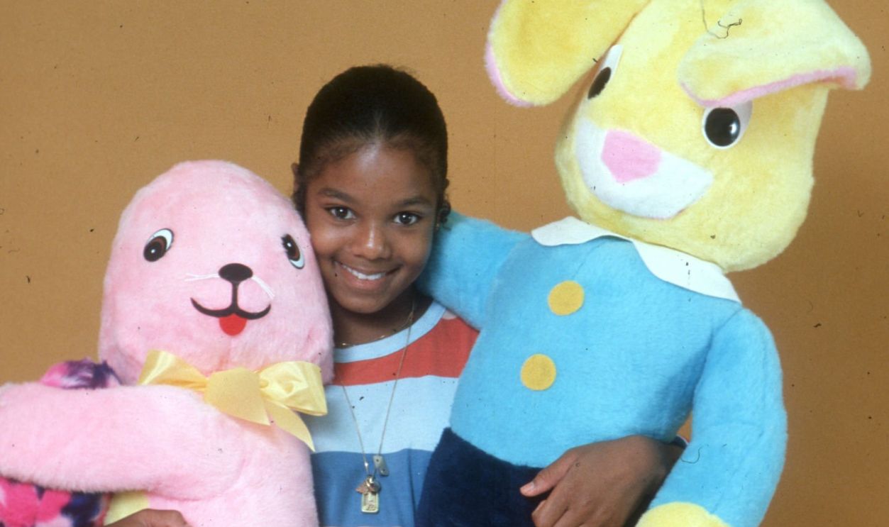 LOS ANGELES - JULY 7: Pop singer and actress Janet Jackson poses for a portrait session with stuffed animals on July 7, 1978 in Los Angeles, California.