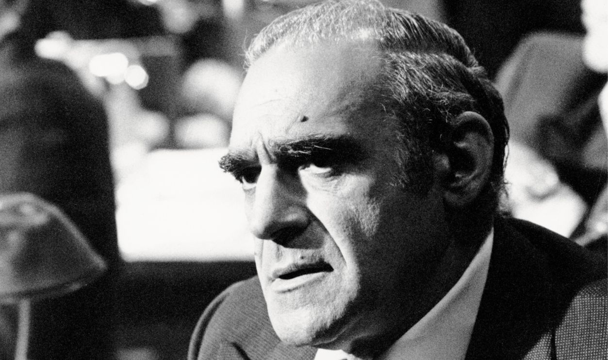 Getty Images - 180346015 - American actor Abe Vigoda as Sal Tessio in 'The Godfather', directed by Francis Ford Coppola, 1972.