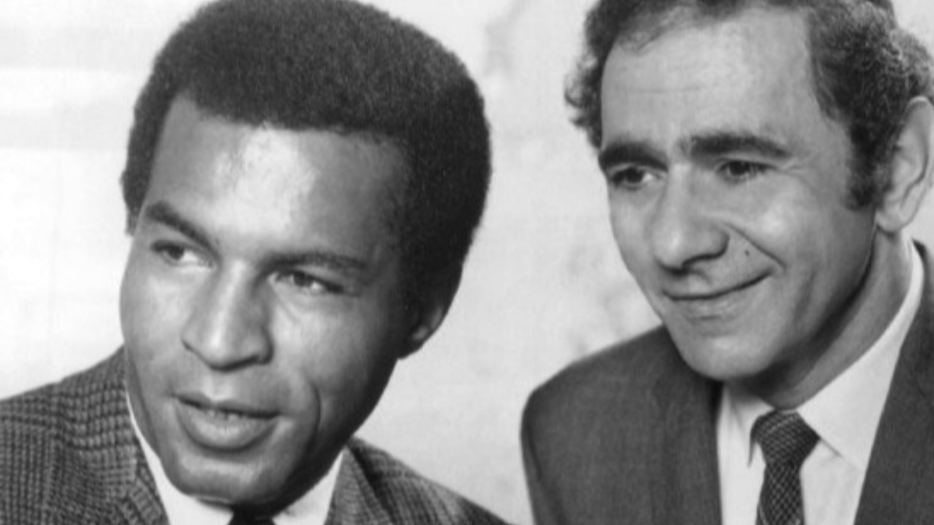Publicity photo of Lloyd Haynes and Michael Constantine from the television program Room 222.