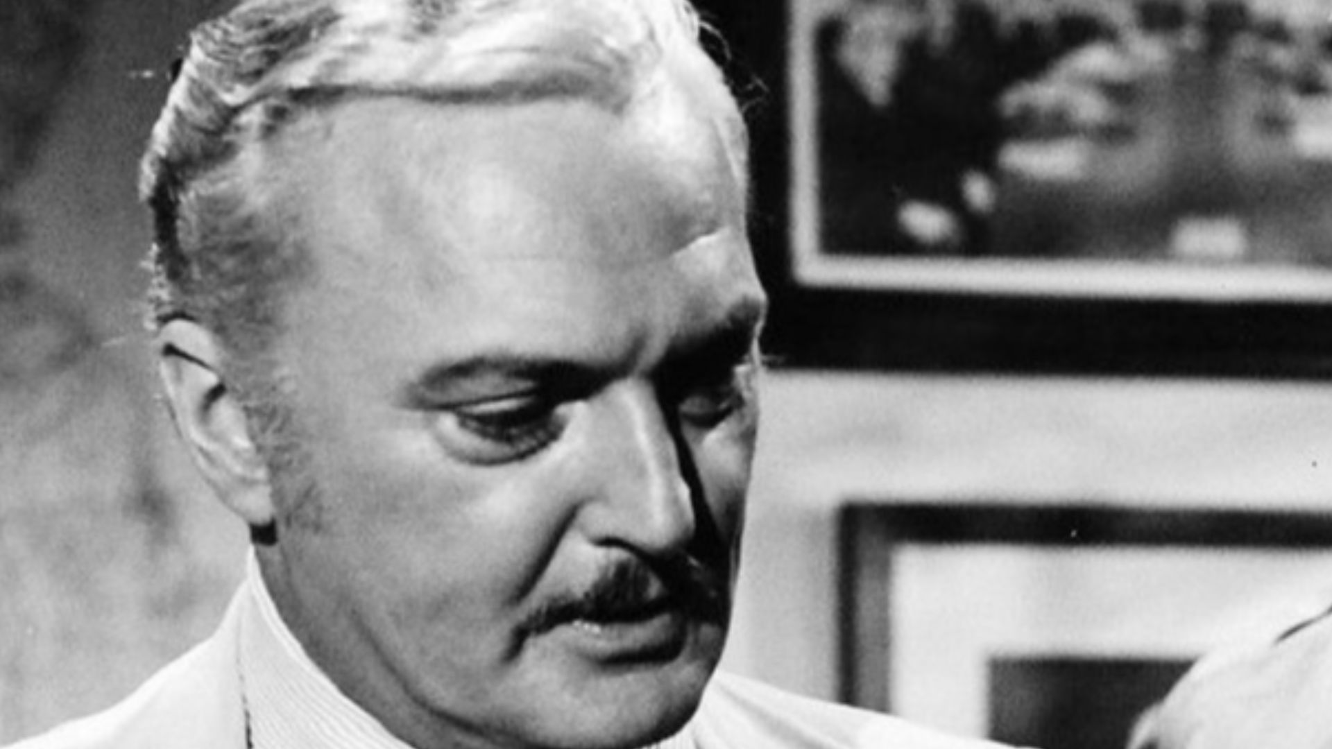 Photo of guest star Jack Cassidy and Dennis Weaver as Sam McCloud from the television series McCloud.