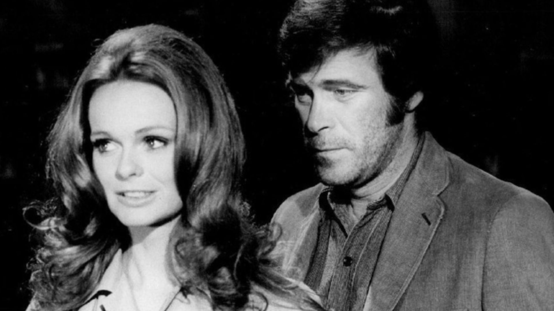 Photo of Lynda Day George with husband Christopher George who was a guest star on Mission:Impossible in 1971.