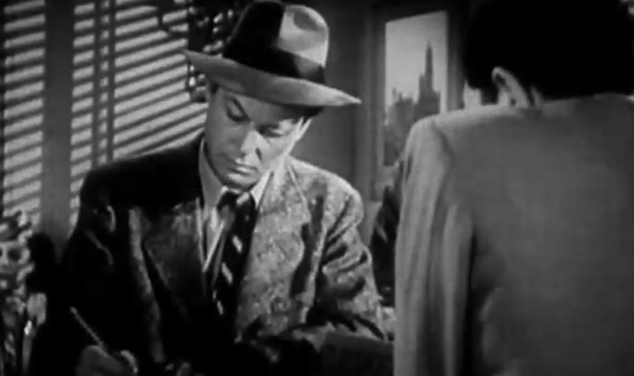 Screenshot from Fear in the Night (1947)