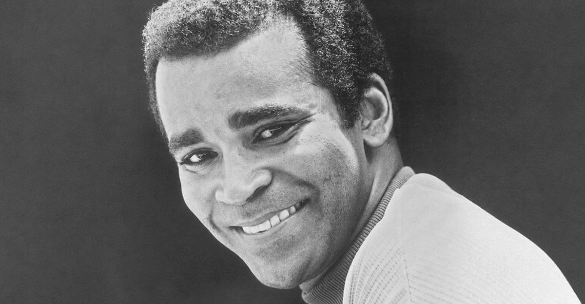 Posed portrait of American actor Greg Morris (1933 - 1996) circa 1965