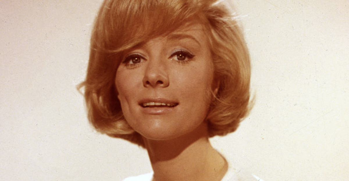 Inger Stevens, studio publicity portrait, circa 1965. (