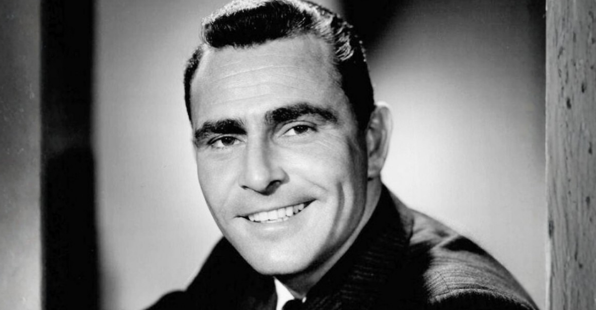 Portrait photo of Rod Serling.