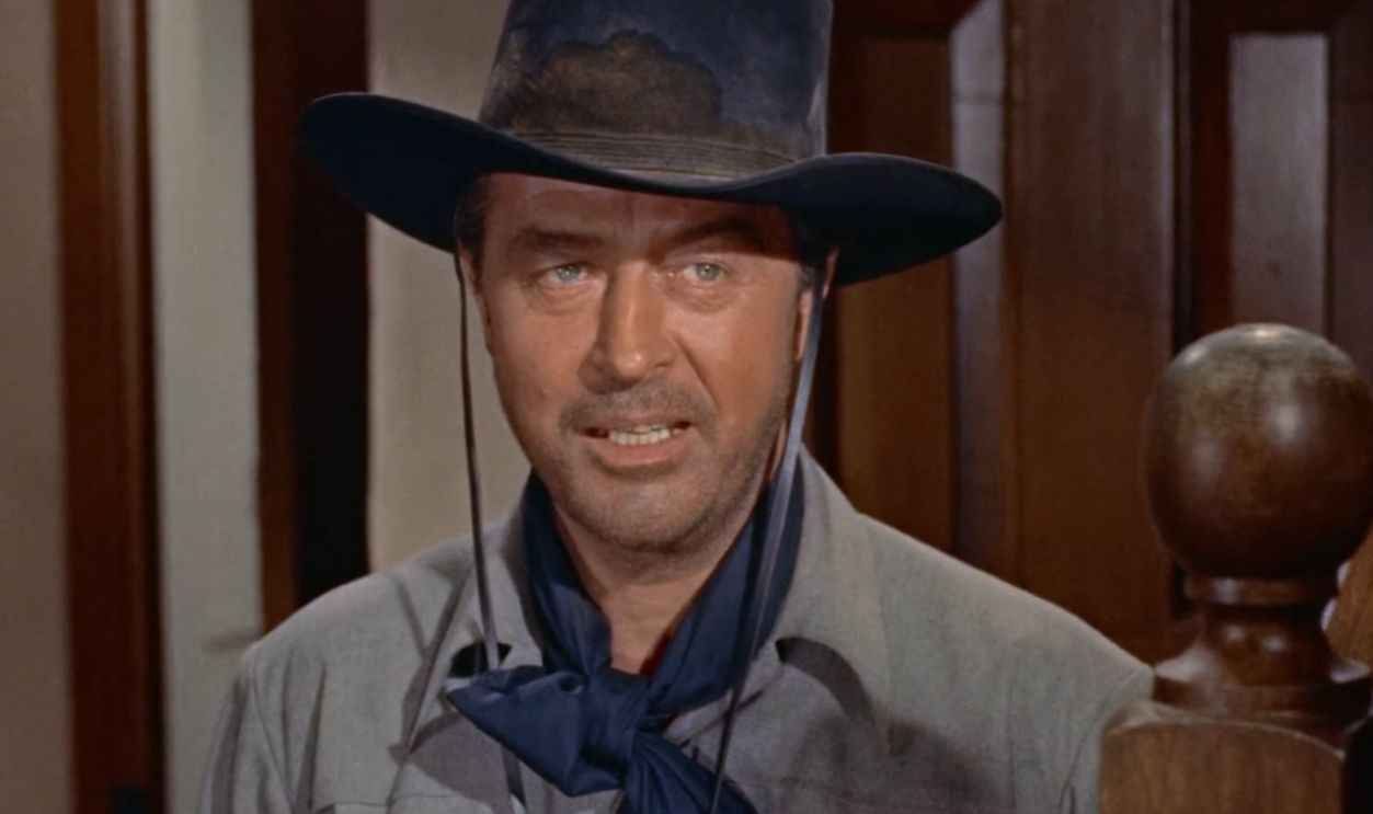 Screenshot from A Man Alone (1955)
