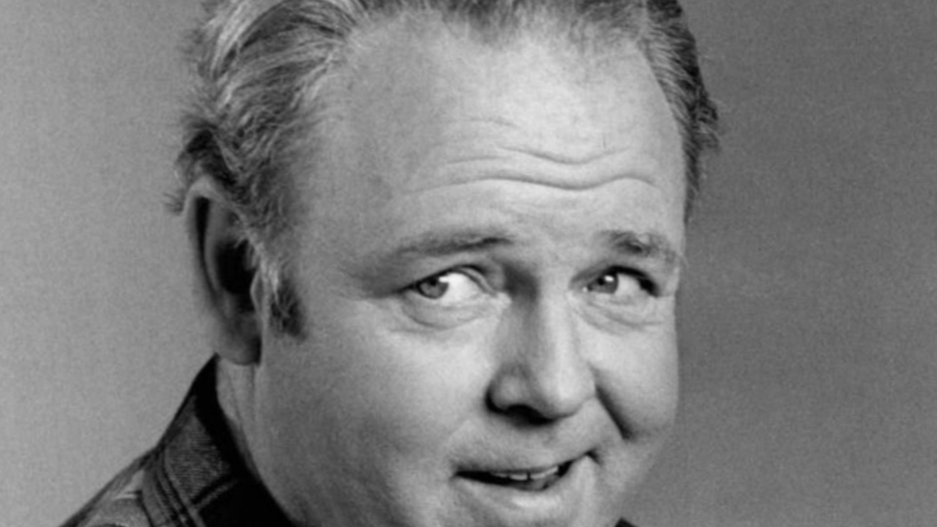 Photo of Carroll O'Connor as Archie Bunker from the television program All In the Family.