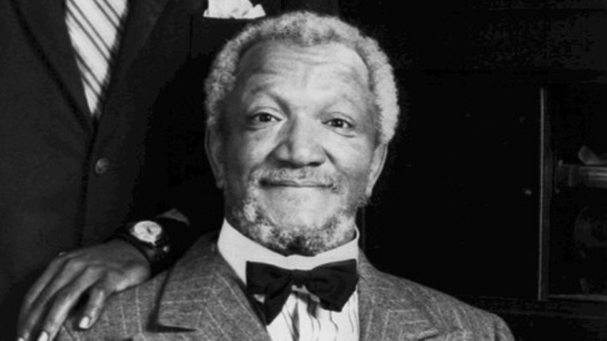 Photo of Redd Foxx as Fred Sanford and Demond Wilson as his son, Lamont. - 1972