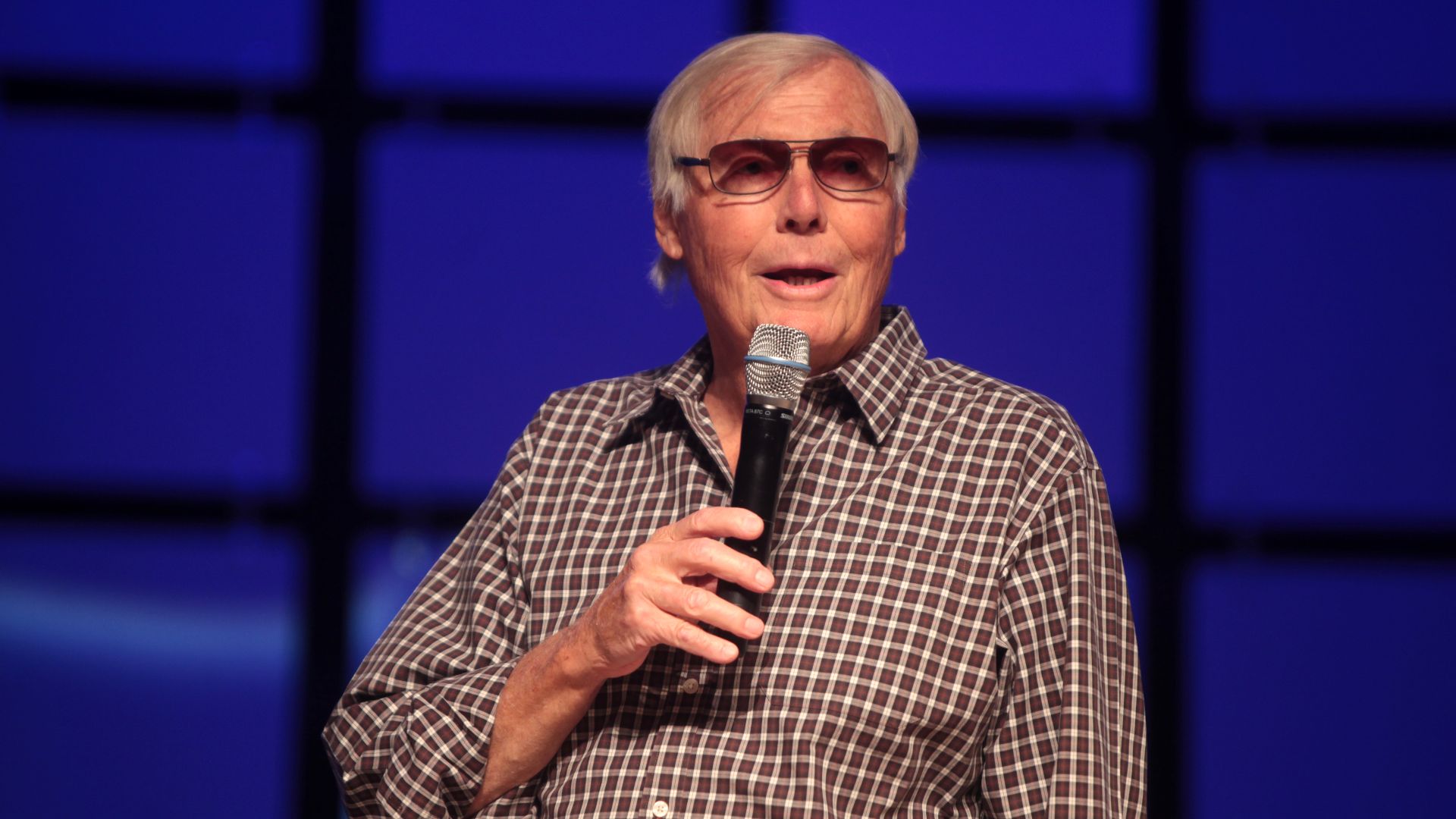 Adam West speaking at the 2014 Phoenix Comicon at the Phoenix Convention Center in Phoenix, Arizona.

Please attribute to Gage Skidmore if used elsewhere.