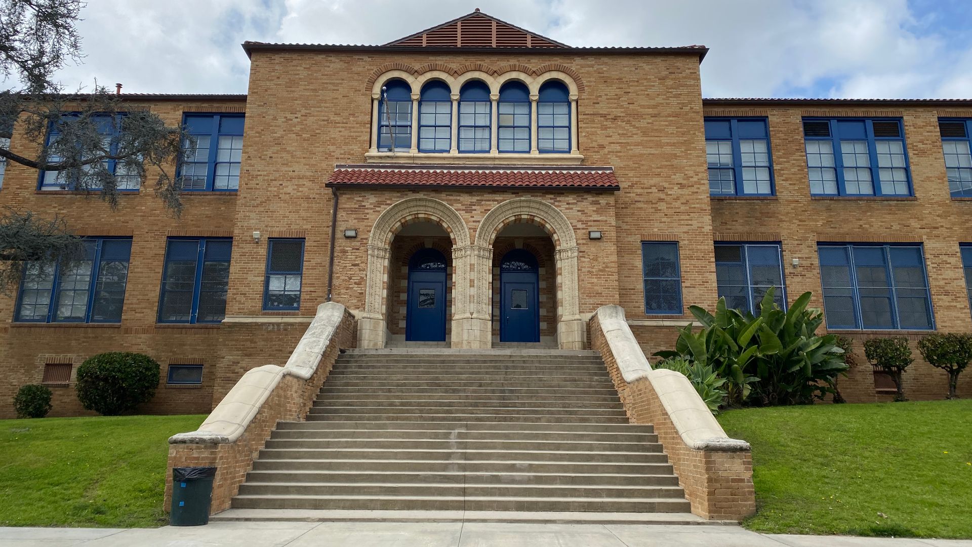 Main building, University High School, Los Angeles, California
