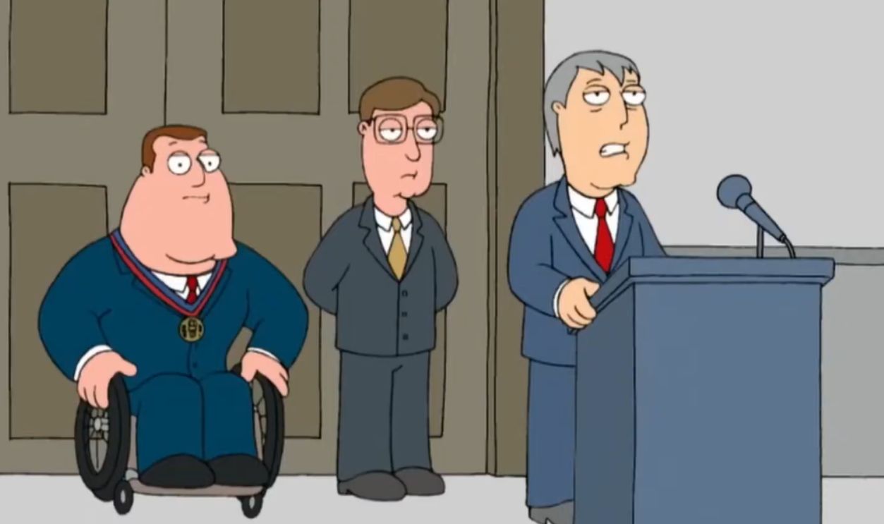 Screenshot from Family Guy, Fox Broadcasting Company (1999–present)