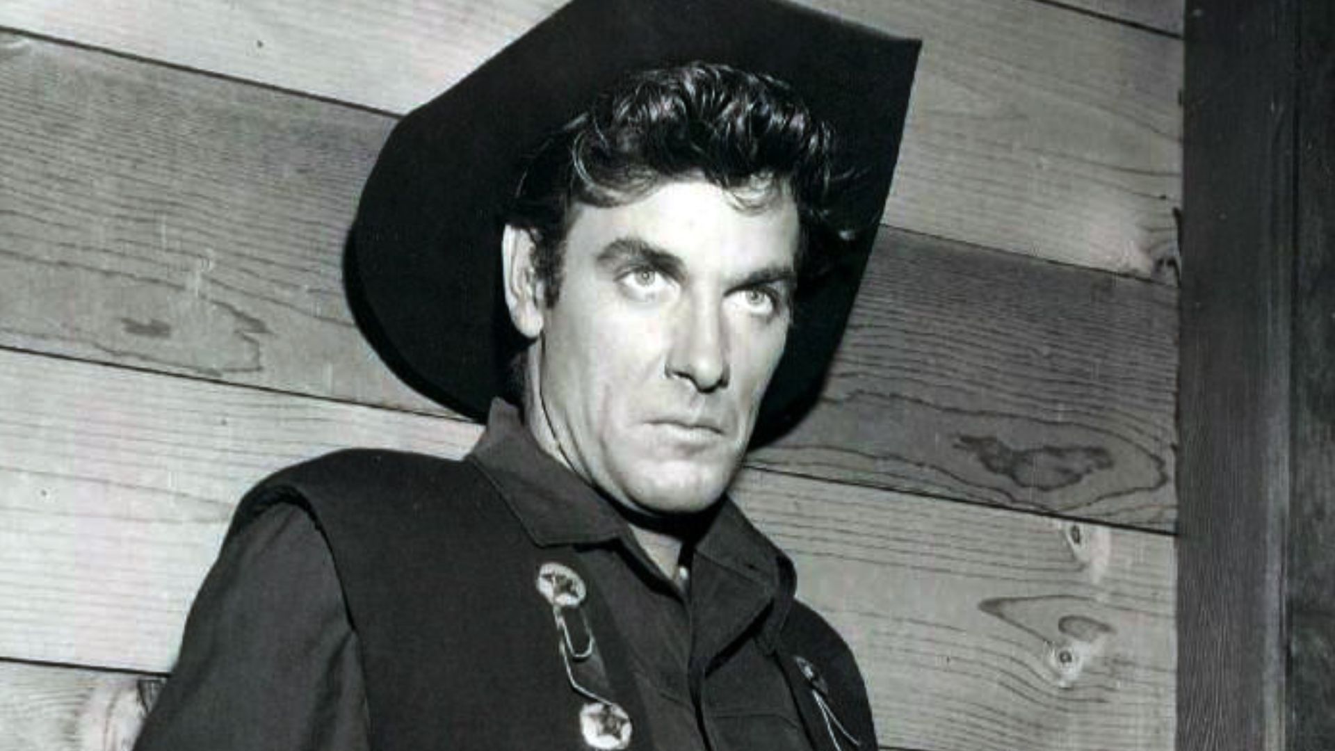 Photo of James Best from the television program Frontier.  The episode is