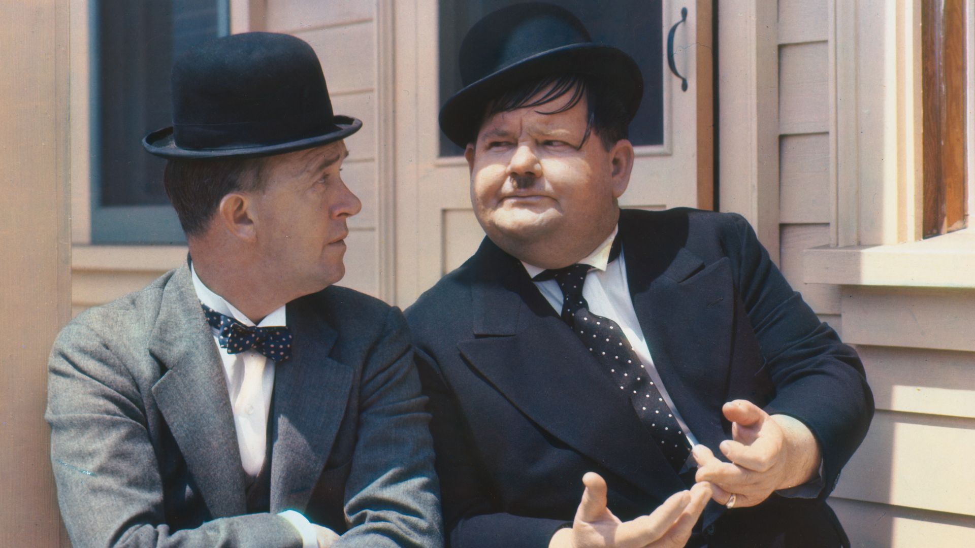 Careening from one hilarious escapade to the next, the comic team of Stan Laurel and Oliver Hardy entertained countless movie audiences with their hapless and endearing antics. Laurel and Hardy each achieved some measure of success as individual performer