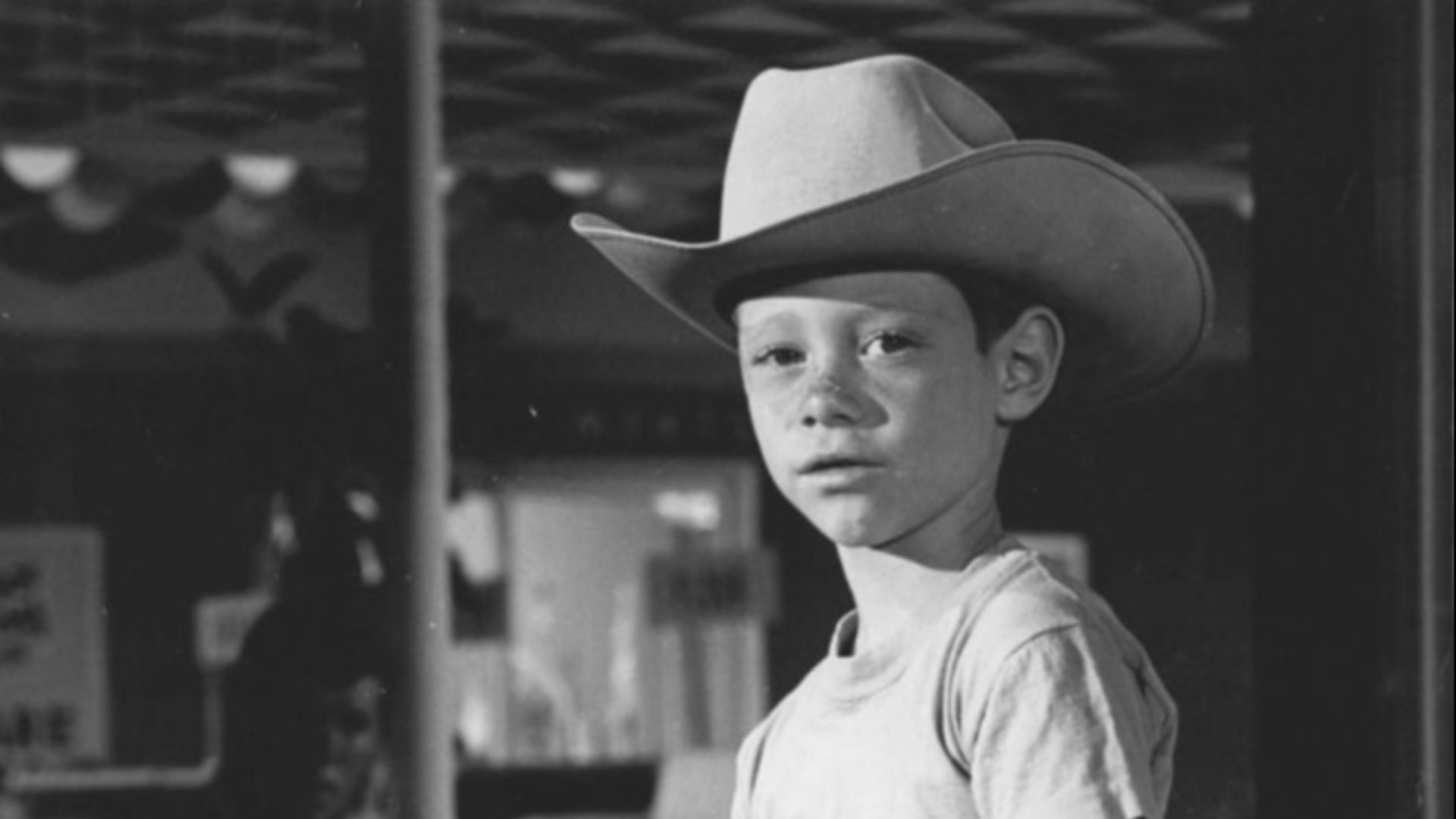 Publicity photo of American child actor, Billy Mumy promoting his guest-starring role on the episode of the NBC television series Alfred Hitchcock Presents entitled