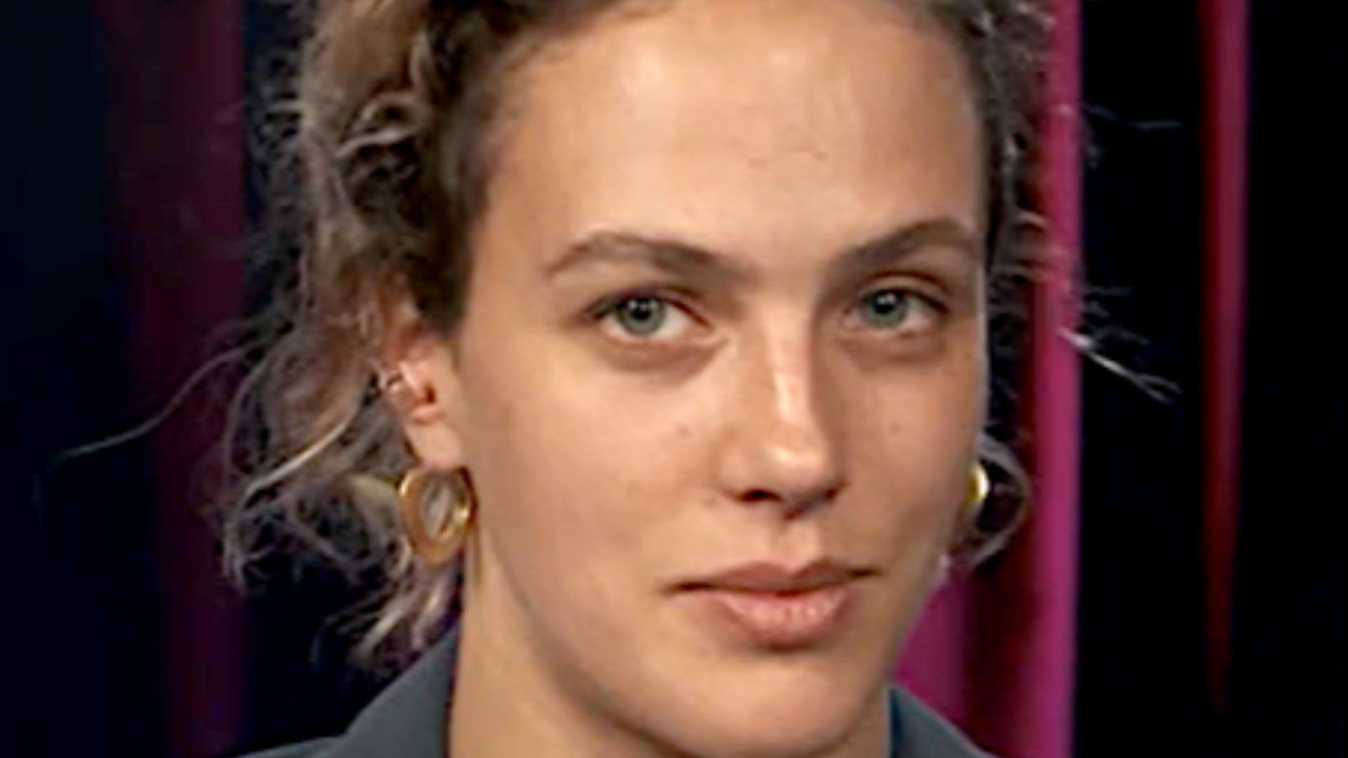 Jessica Brown Findlay snapshot of interview with Sidewalks Entertainment in 2017. The video was uploaded to Vimeo on Friday, May 19, 2017 at 1:31 AM EST under Creative Commons Cc-BY-3.0 Unported license by the copyright owner