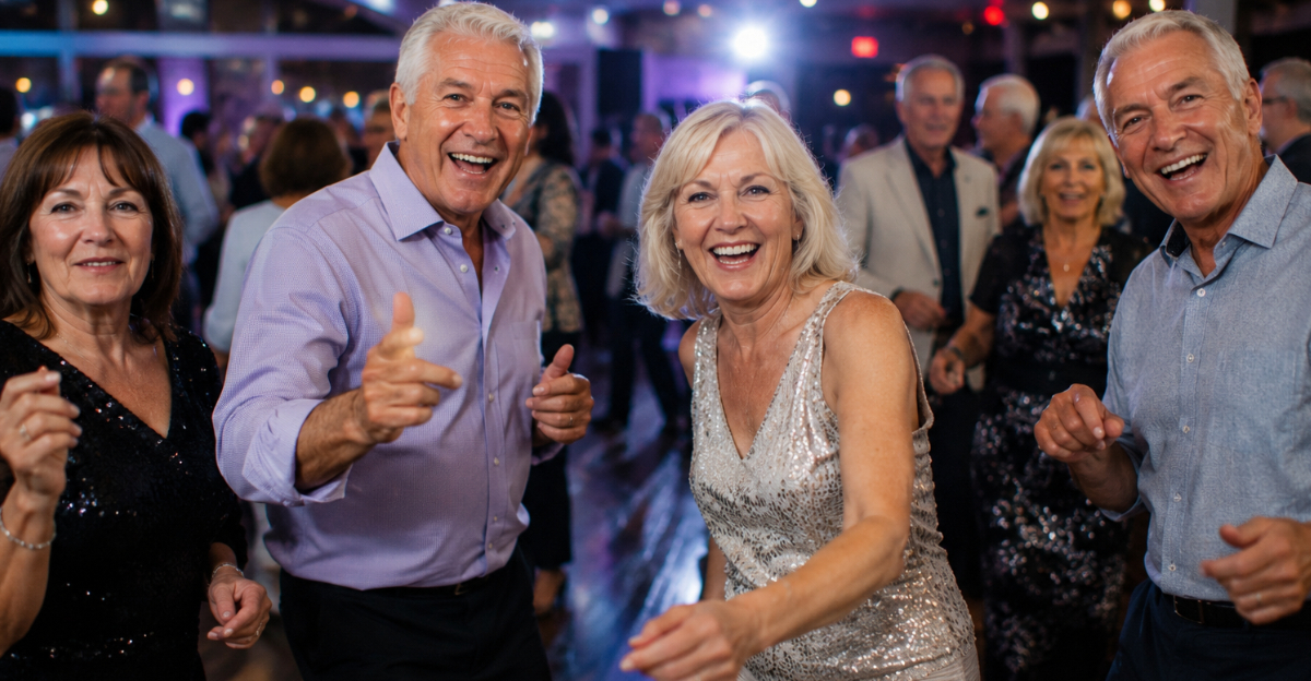 baby boomers on dance floor