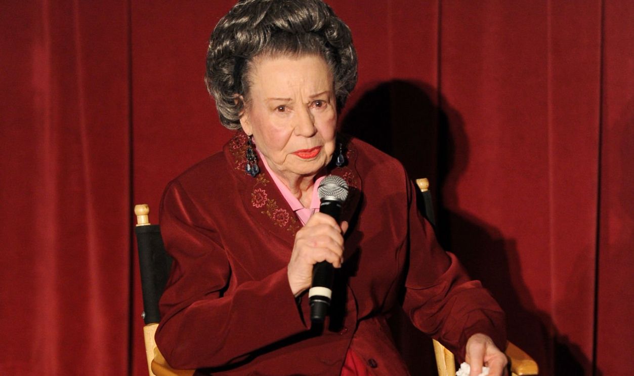 HOLLYWOOD, CA - APRIL 13: Diana Serra Cary, also know as actress Baby Peggy Montgomery, speaks onstage following the screening of the film 'Baby Peggy: The Elephant in the Room' at the 2012 TCM Classic Film Festival - Day 1 at the Chinese Multiplex 1 on April 13, 2012 in Hollywood, California.