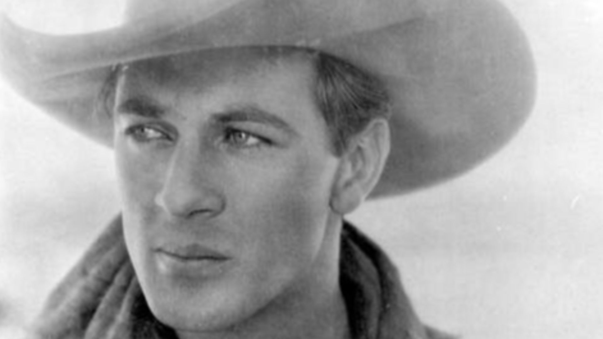 Gary Cooper publicity photo for the American western film The Winning of Barbara Worth (1926).