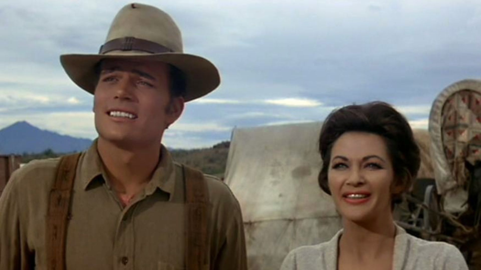 Patrick Wayne & Yvonne De Carlo in McLintock! (cropped screenshot)