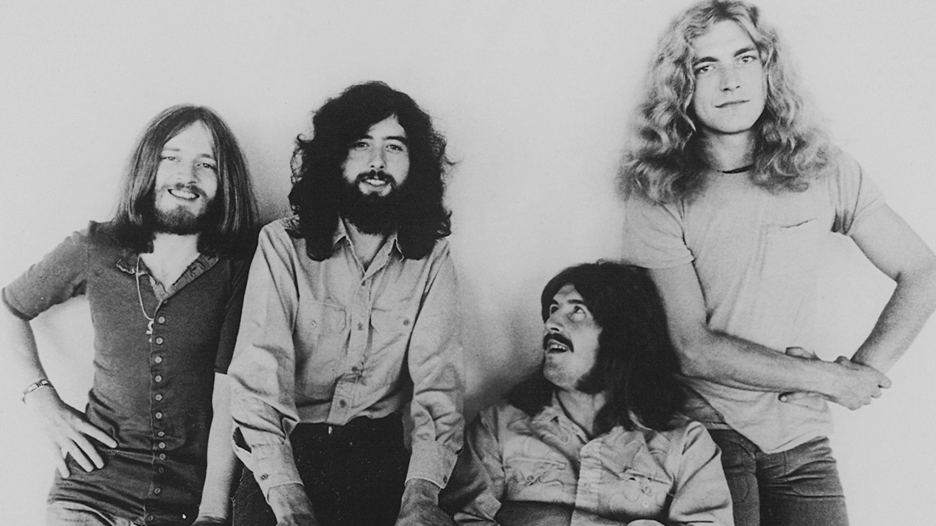 Promotional photograph of the band Led Zeppelin, 1971