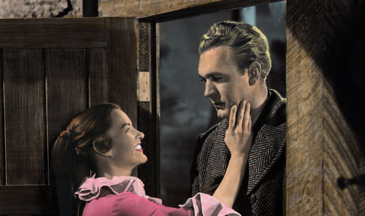 Kino. Der Tiger von Utah, (RIDE THE MAN DOWN) USA, 1952, Regie: Joseph Kane, ELLA RAINES, FORREST TUCKER, Stichwort: Begrüßung.