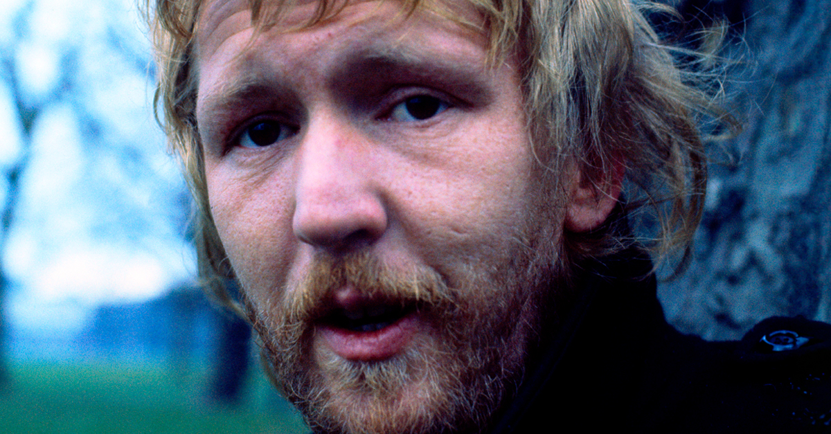 American singer-songwriter Harry Nilsson (1941-1994) posed in a park in London on 30th December 1972.