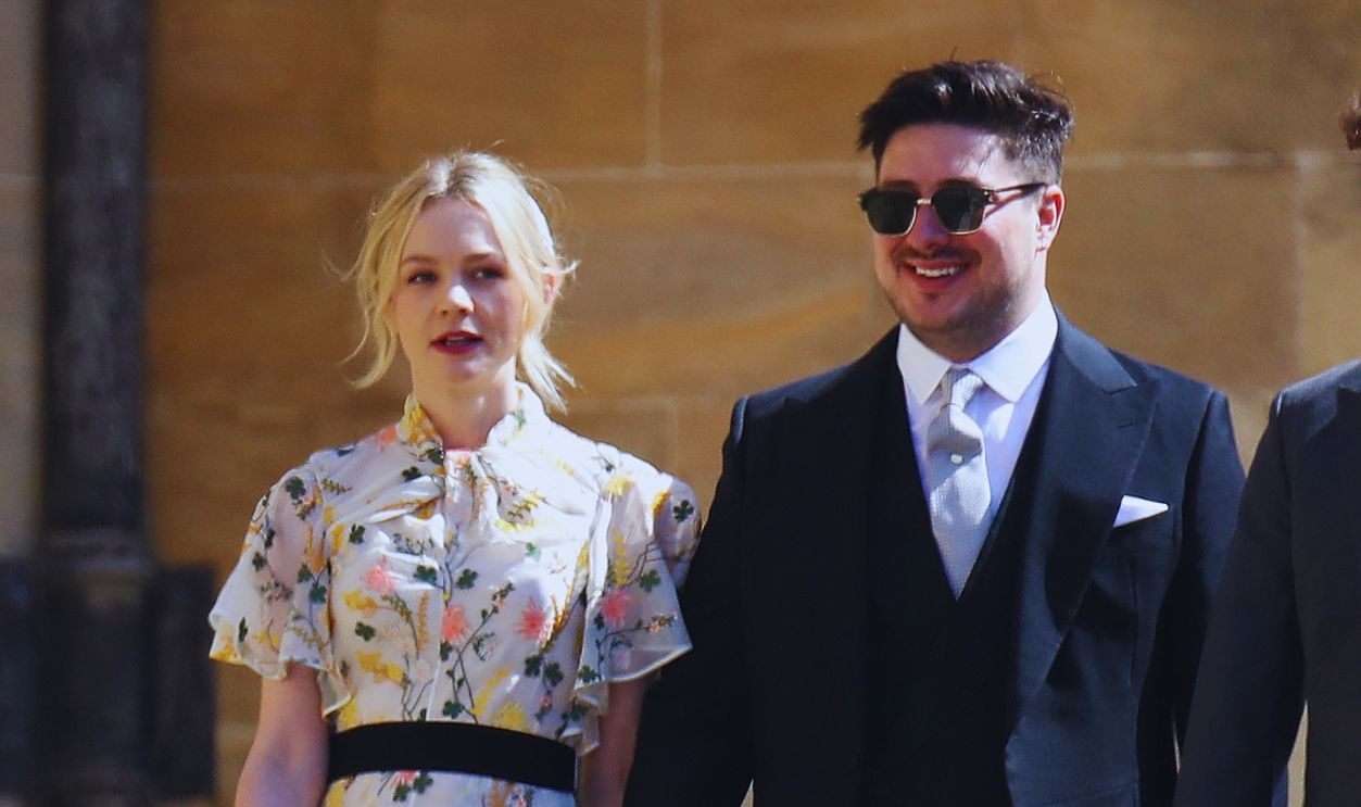 Gettyimages - 960114346, Marcus Mumford and Carey Mulligan arrives at the wedding of Prince Harry to Ms Meghan Markle at St George's Chapel, Windsor Castle on May 19, 2018 in Windsor, England.
