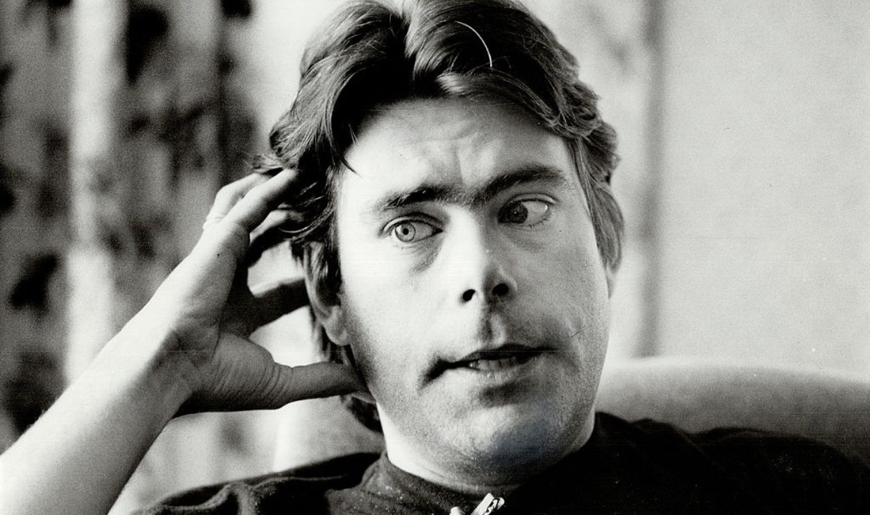 CANADA - JULY 23: Stephen King: Horror writer says he couldn't read Clive Barker's stories alone.
