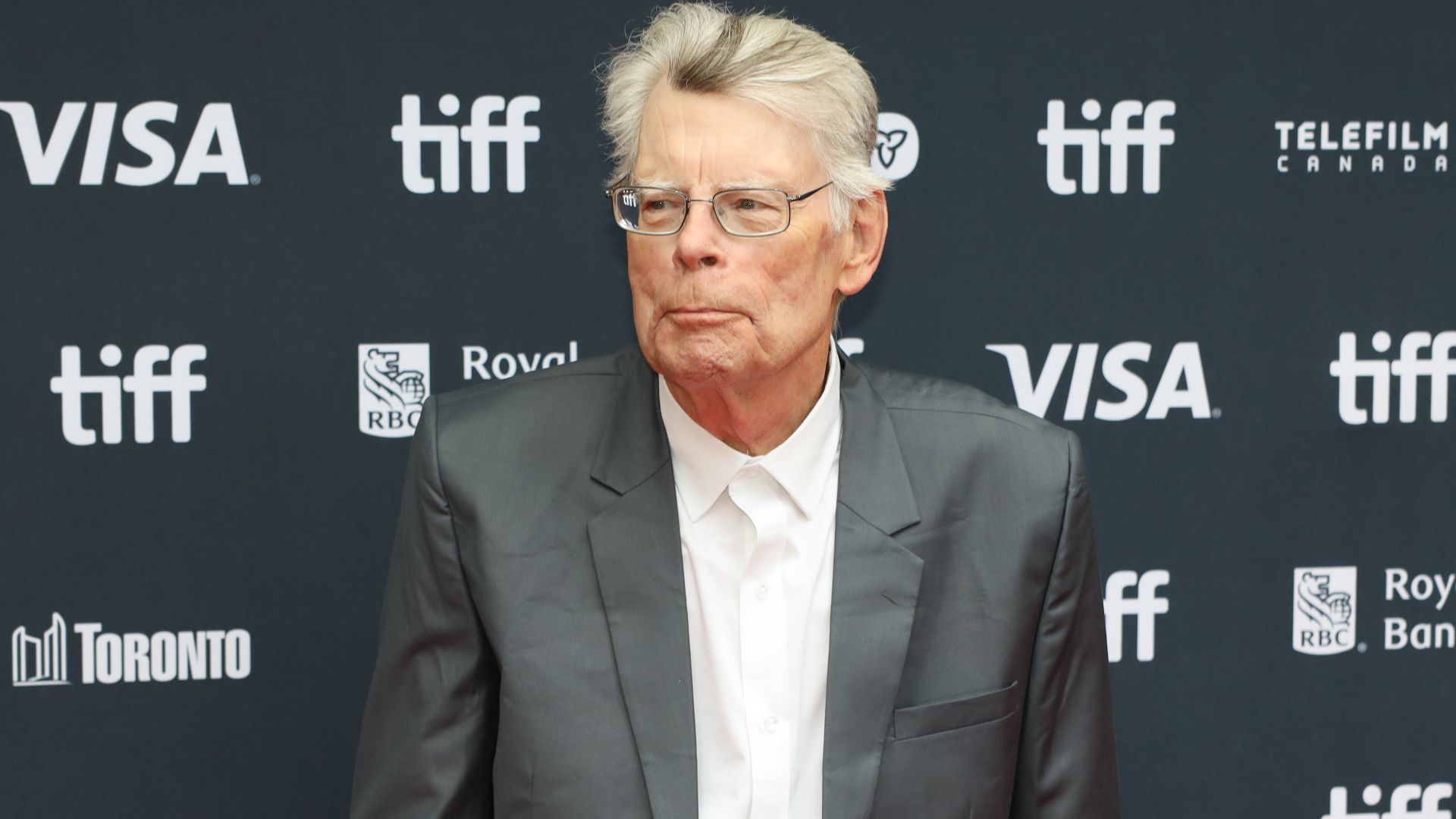 Stephen King, author, at the 2024 Toronto International Film Festival (TIFF) for the movie The Life of Chuck.