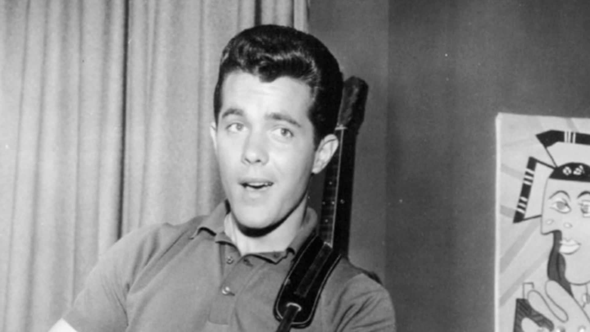 Photo of John Ashley as Clipper Hamilton from the television program Straightaway.  This episode is